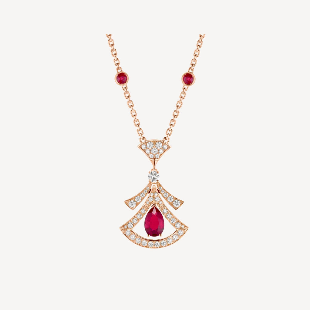 Bvlgari Dream Moissanite Necklace - 18K Gold