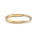 Tiffany Lock Bangle Bracelet - 18K Gold