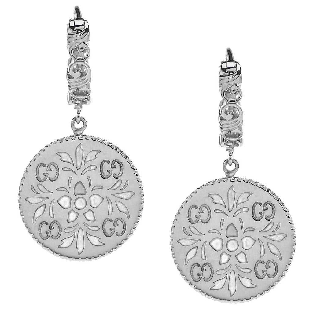 Gucci Double G Icon Blooms Earrings - 18K Gold