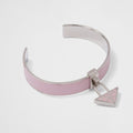 Prada Triangle Charm Cuff Bracelet