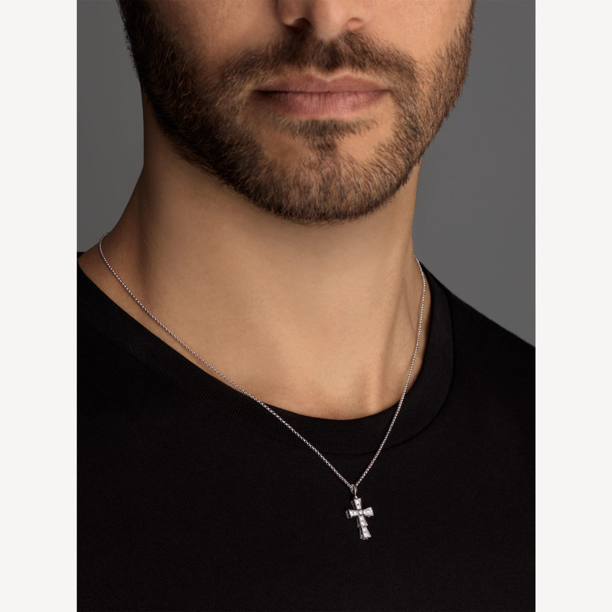 Moissanite Pendants Necklace - 18K Gold