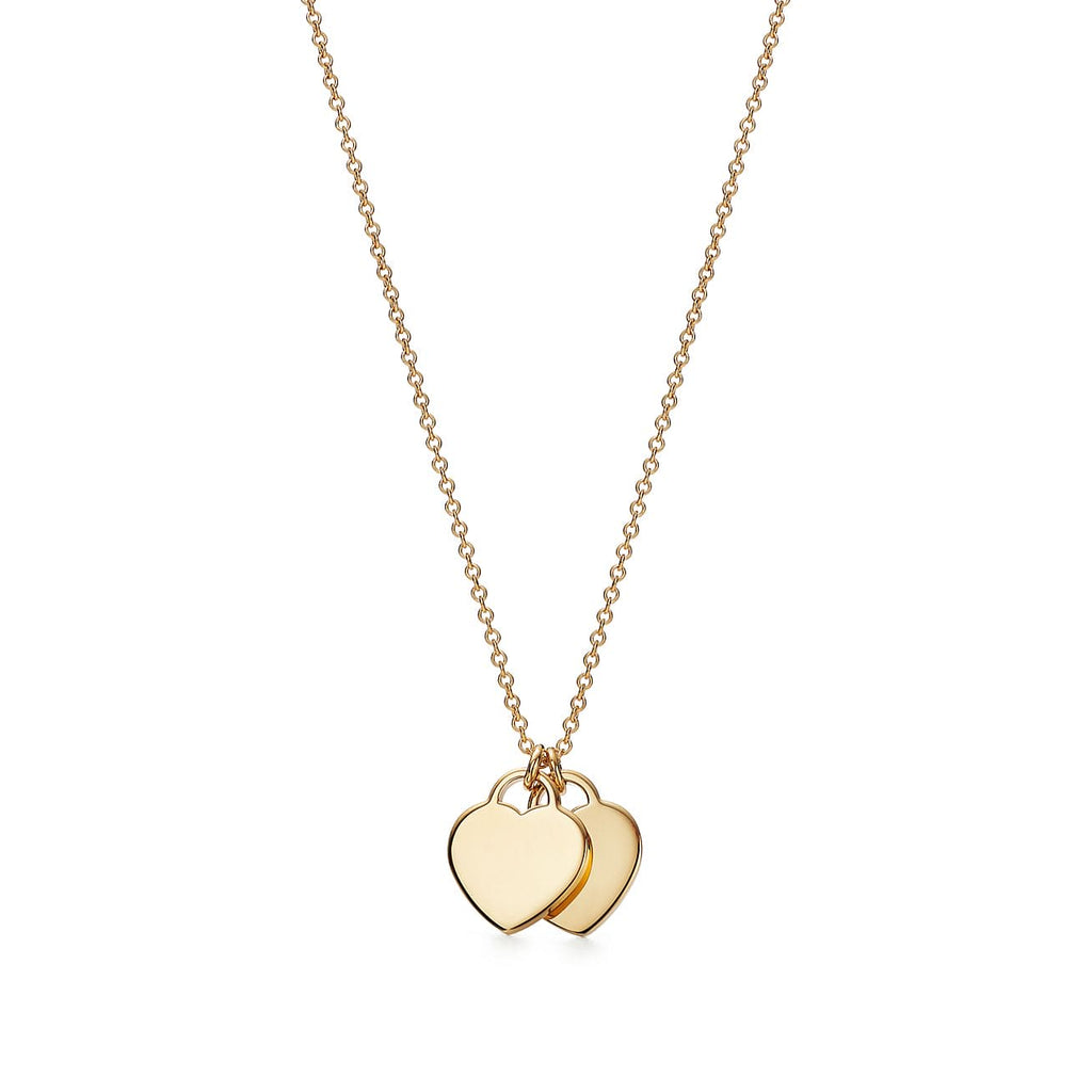 Return to Tiffany Mini Double Heart Necklace