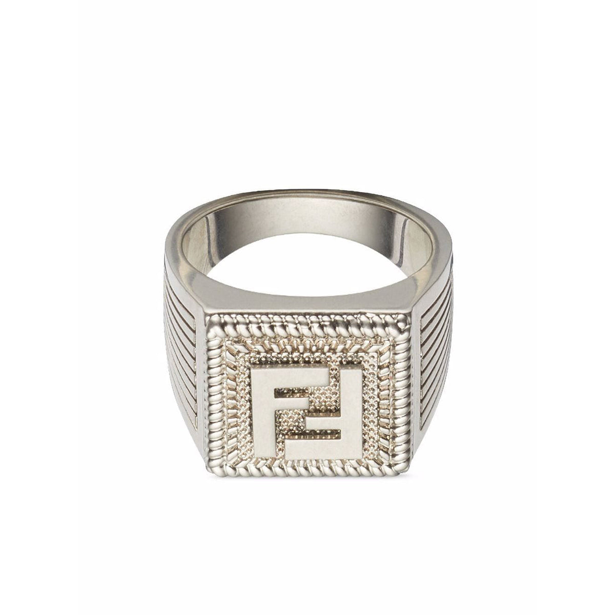 FF Guillochet Ring - 18K Gold