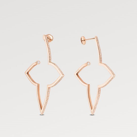 Louis Vuitton Debuts Blossom Earrings - 18K Rose Gold