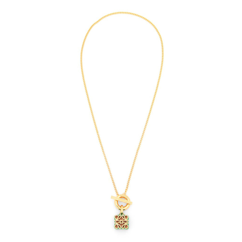 LOEWE Anagram Pendant Necklace