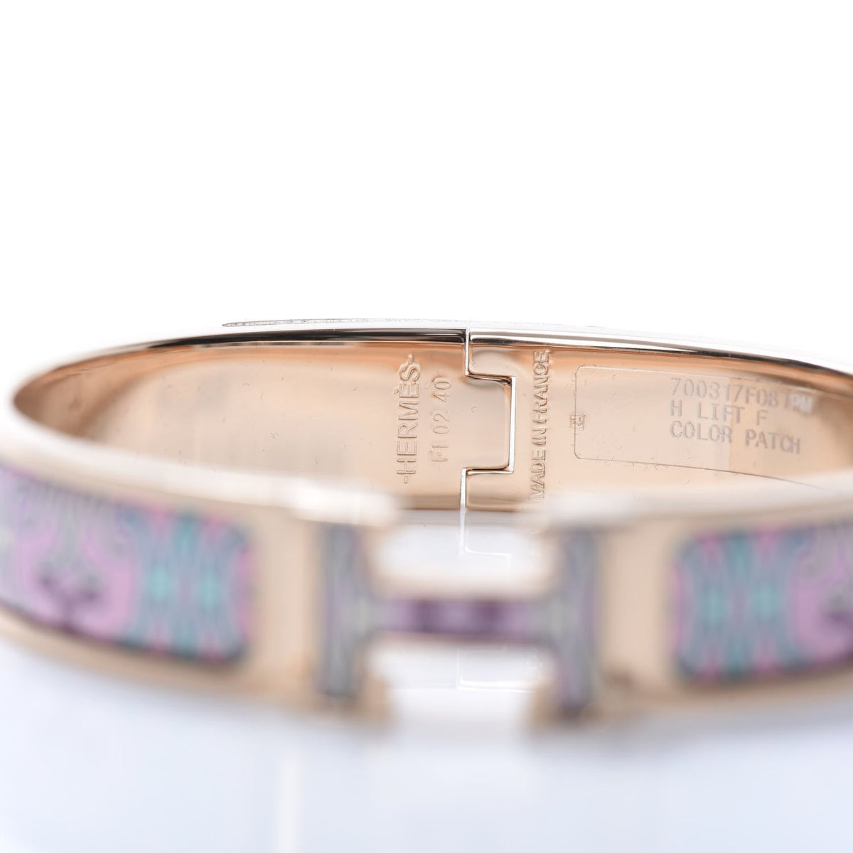 Hermes Clic H Lift Pink Bracelet