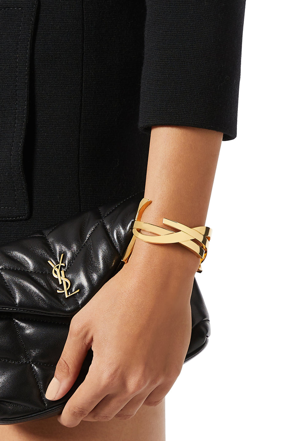 YSL Monogram Cuff Bracelet