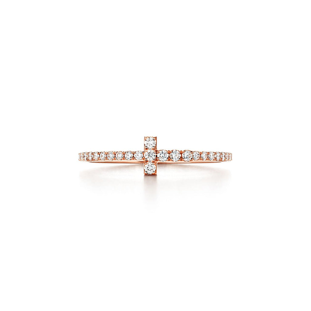 Tiffany Moissanite Wire Ring - 18K Gold