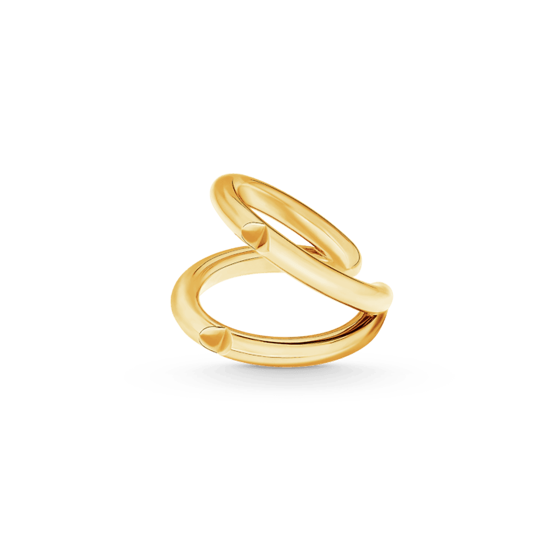 Louis Vuitton Volt Upside Down Ring - 18K Yellow Gold
