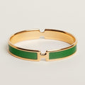 Hermes Olympe Green Bracelet