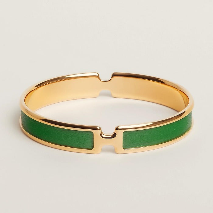 Hermes Olympe Green Bracelet