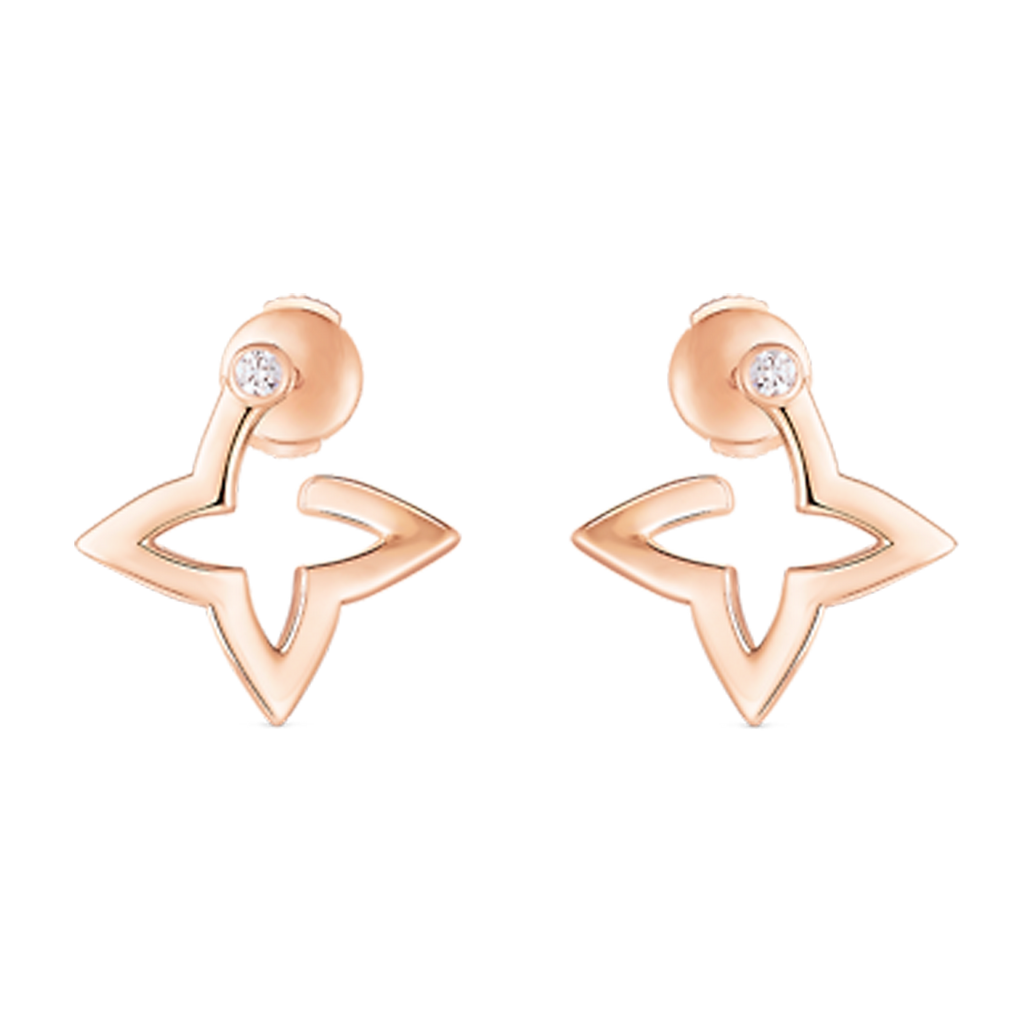 Louis Vuitton Blossom Mini Hoops Earrings - 18K Gold