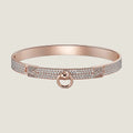 Hermes Collier De Chien Diamond Bracelet - 18K Gold