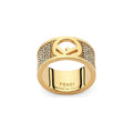Fendi Is Wide Ring - 18K Gold