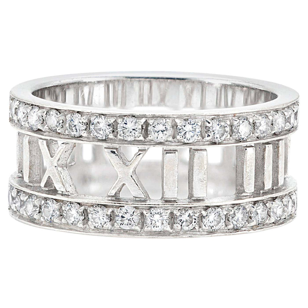 Tiffany Atlas Open Moissanite Ring - 18K White Gold