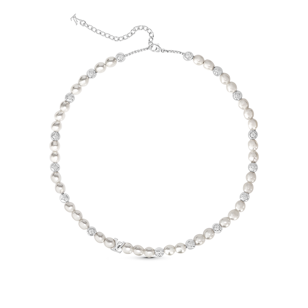 Louis Vuitton Monogram Pearl Necklace