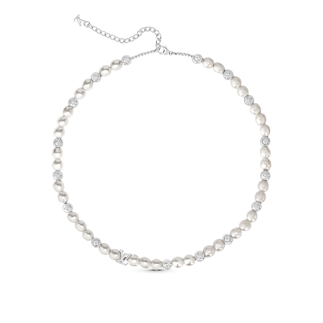 Louis Vuitton Monogram Pearl Necklace