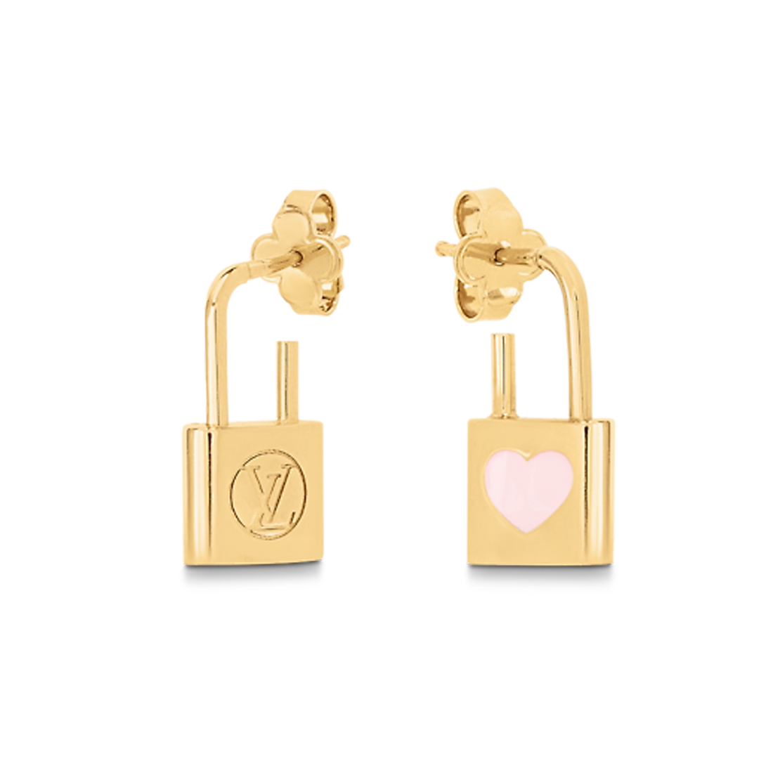 Louis Vuitton Cadenas Earrings - 18K Gold