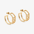 Fendi Forever Oval Earrings - 18K Yellow Gold