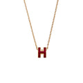 Hermes Mini Pop Red Necklace