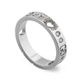 Gucci Double G Icon Diamond Ring - 18K White Gold