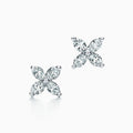 Tiffany Victoria Earrings - 18K White Gold