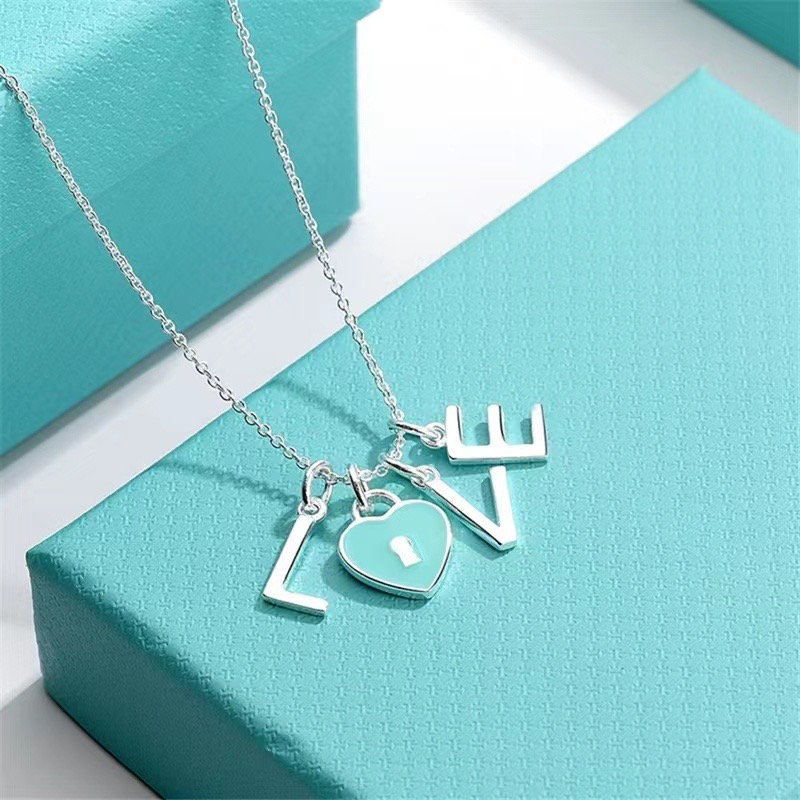 Tiffany Love Chain Necklace