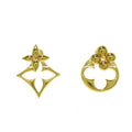 Louis Vuitton Flower Gram Earrings - 18K Yellow Gold