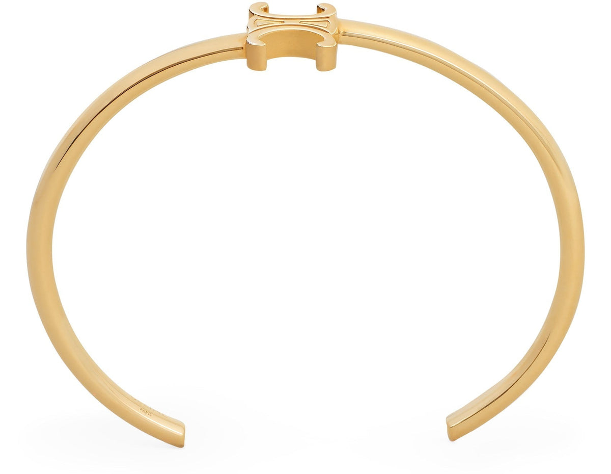 Celine Triomphe Asymmetric Bracelet