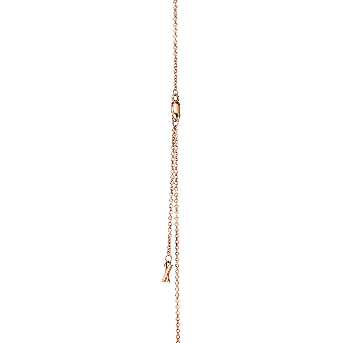 Tiffany Atlas X Closed Interlocking Pendant Necklace