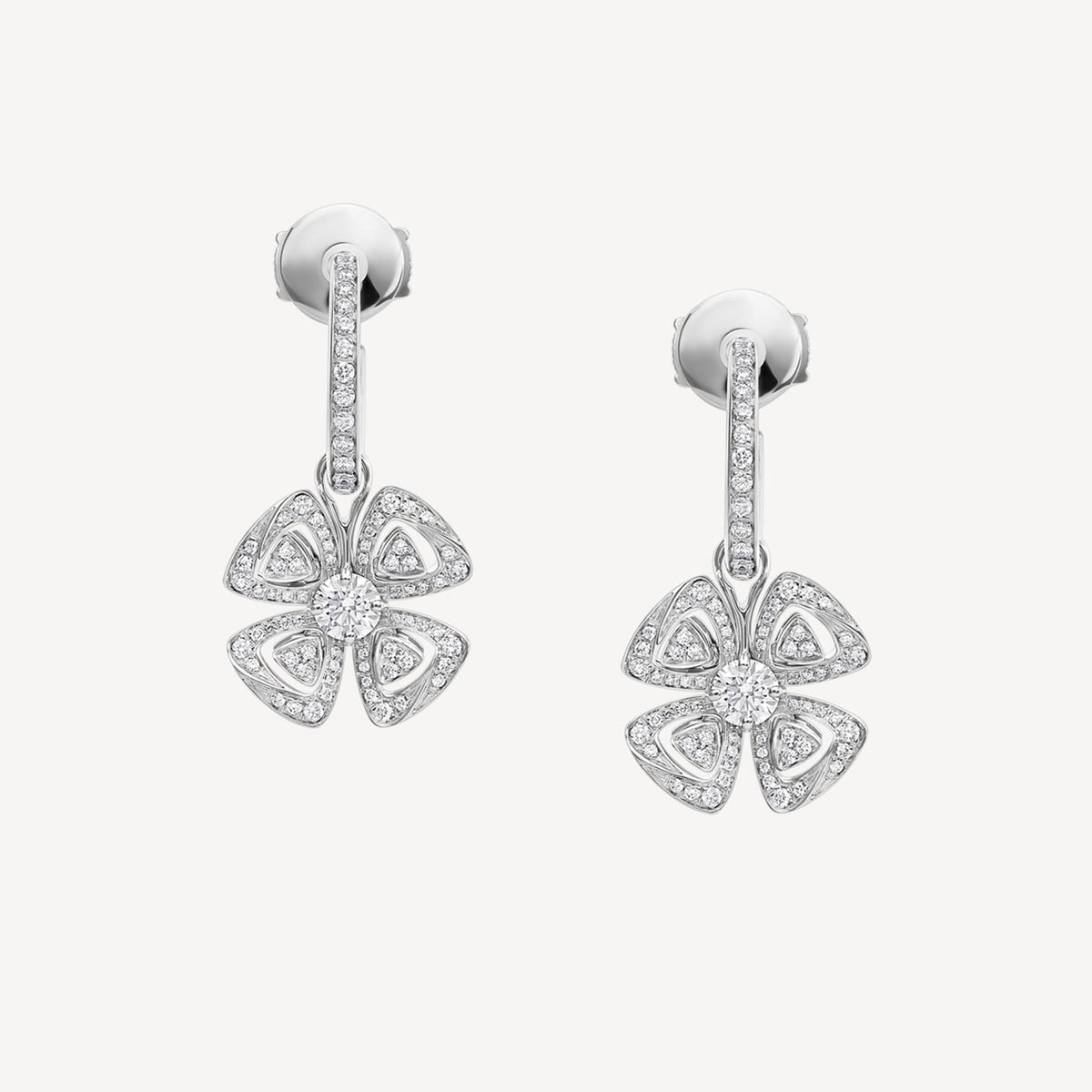 Bvlgari Fiorever Earrings - 18K White Gold