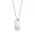 Tiffany 1837 Tag Pendant Necklace
