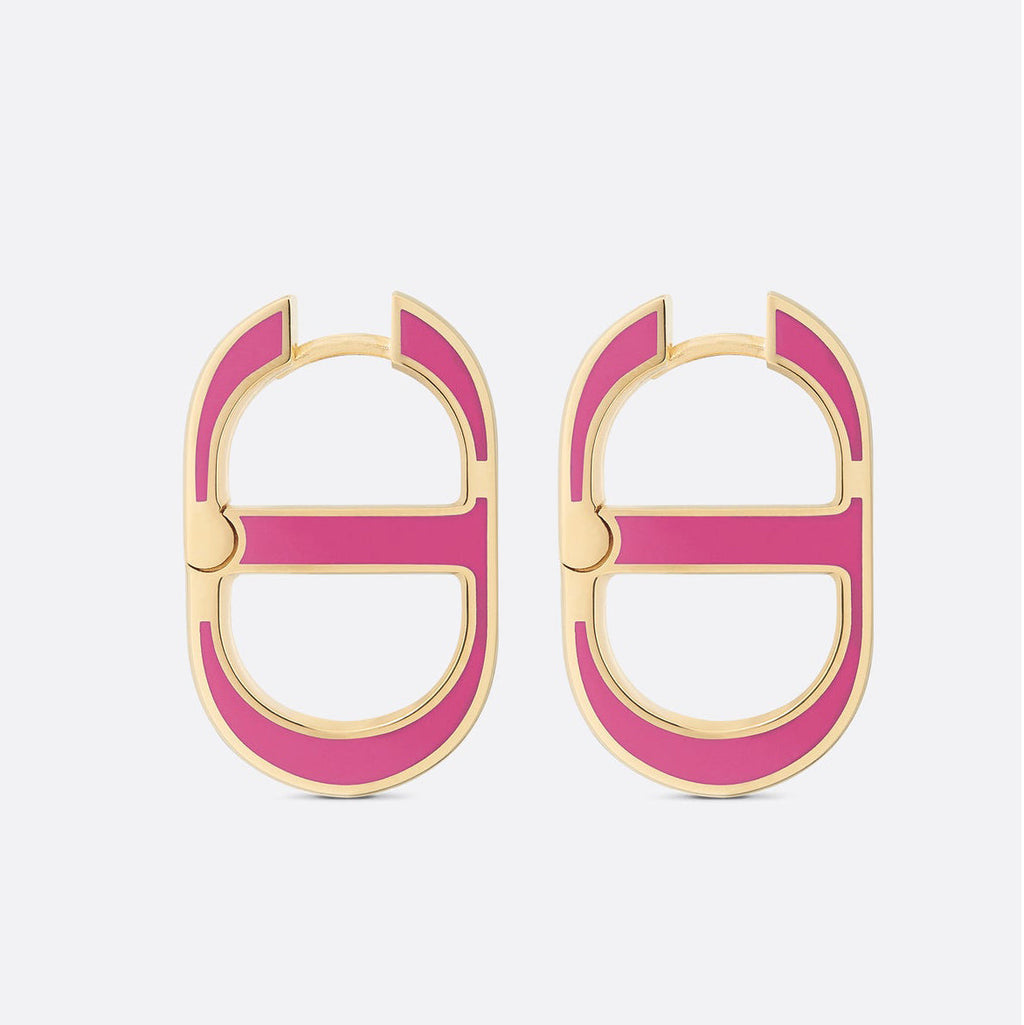 Dior 30 Montaigne Rani Pink Earrings