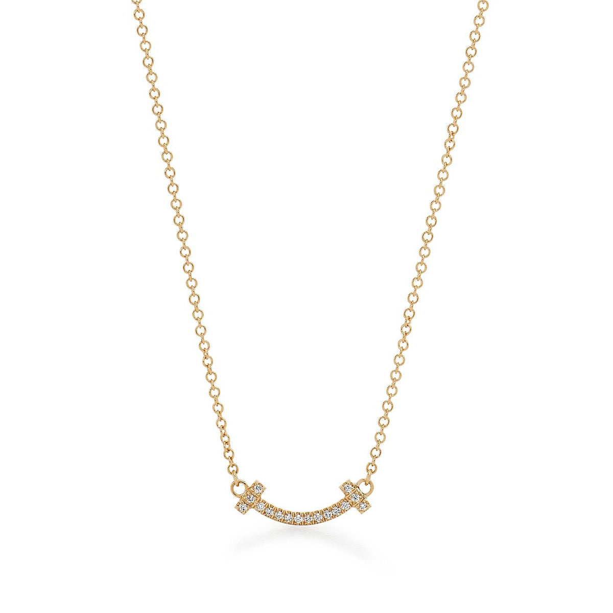Tiffany Small Diamond Pendant Necklace