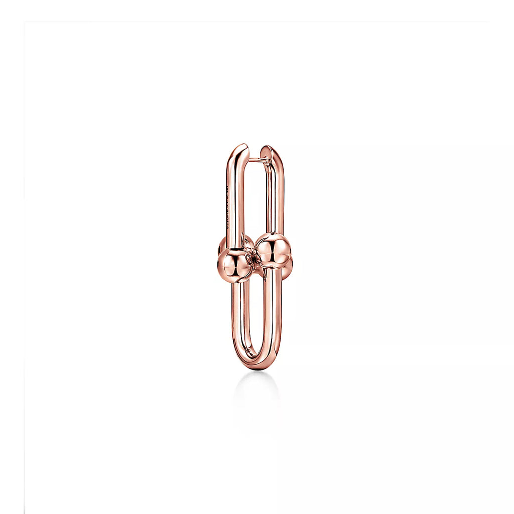 Tiffany HardWear Extra Large Link Earrings - 18K Gold