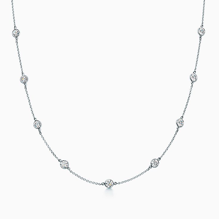 Tiffany Elsa Peretti Diamonds By The Yard Necklace