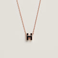 Hermes Mini Pop Black Necklace