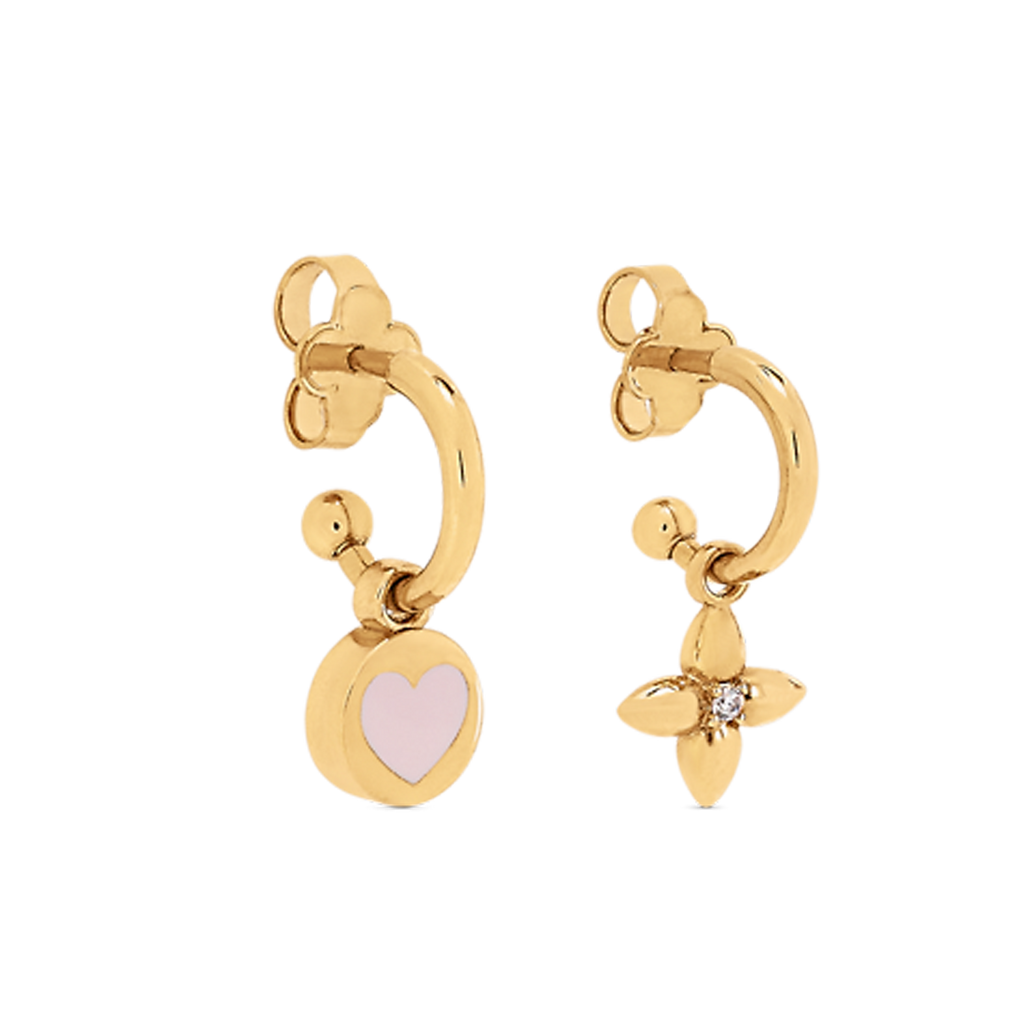 Louis Vuitton Iconic Heart Earrings - 18K Gold