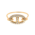 Hermes Farandole Diamond Ring - 18K Rose Gold