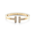 Tiffany Moissanite Square Bracelet - 18K Yellow Gold