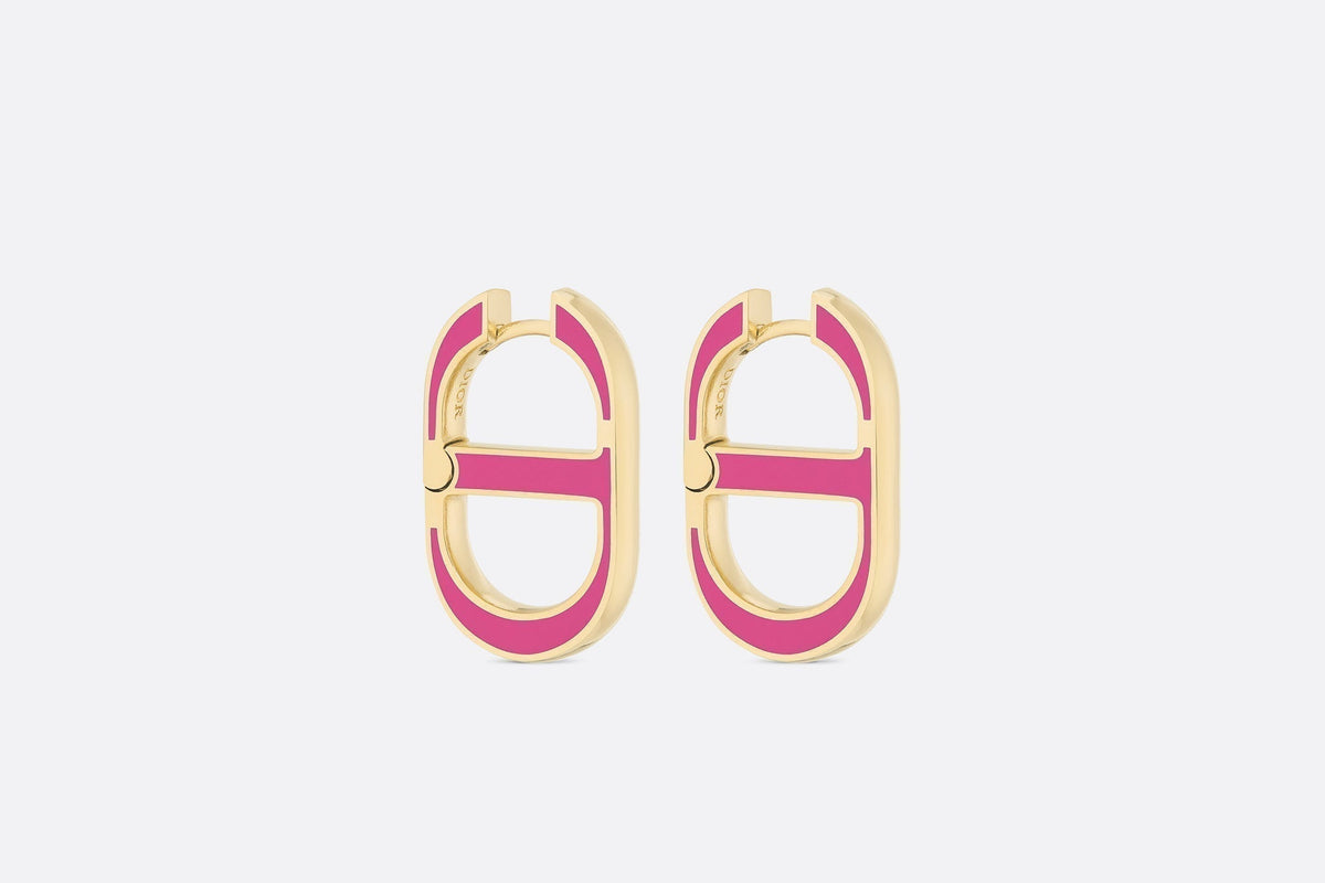 Dior 30 Montaigne Rani Pink Earrings