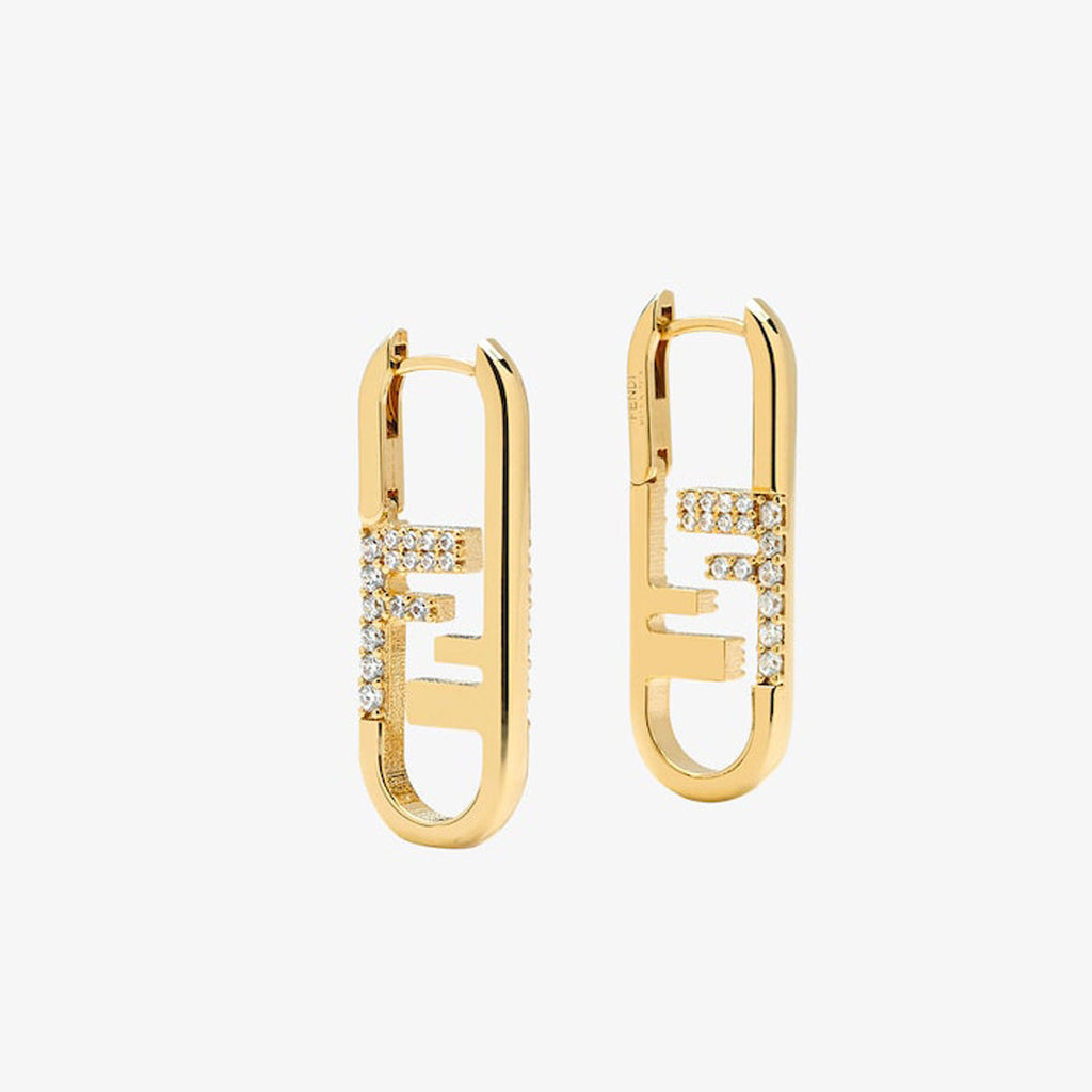 Fendi OLock Earrings - 18K Gold