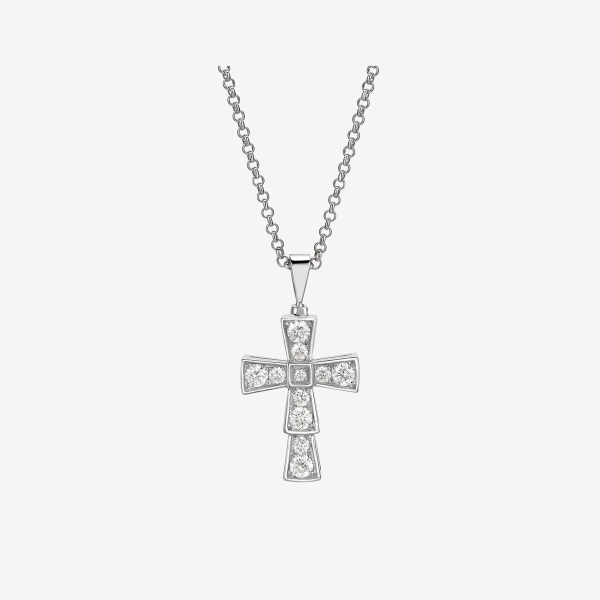 Moissanite Pendants Necklace - 18K Gold