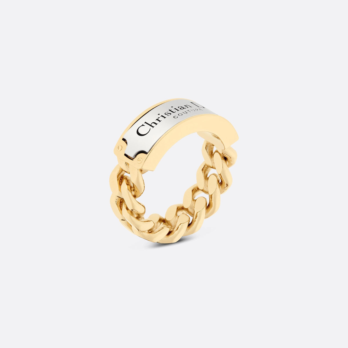 Dior Couture Chain Link Ring - 18K Yellow Gold