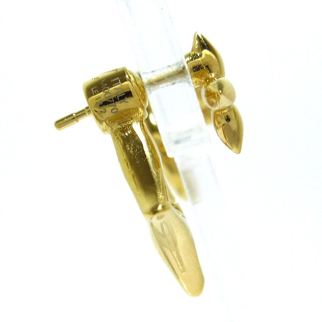 Louis Vuitton Flower Gram Earrings - 18K Yellow Gold