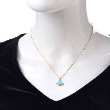 Bvlgari Dream Turquoise Pendant Necklace - 18K Gold