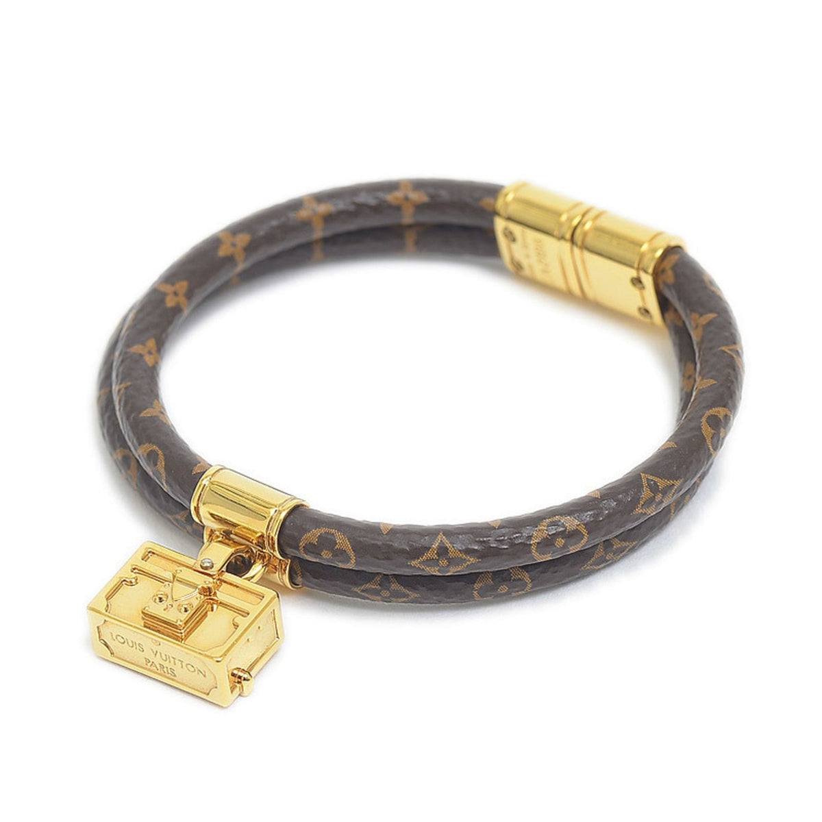 Louis Vuitton Brassie Quipu It Twice Trunk Motif Bracelet