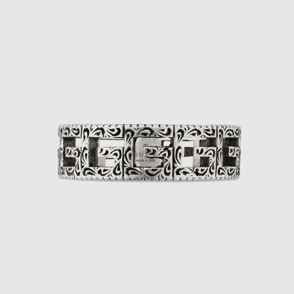 Gucci Double G Square G 5mm Ring