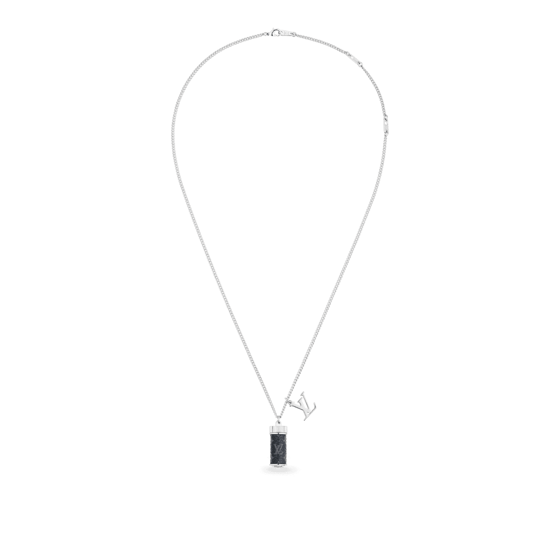 Louis Vuitton Monogram Eclipse Charms Necklace