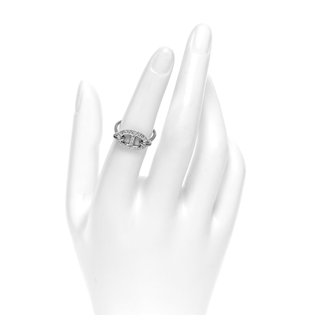 Hermes Farandole Diamond Ring - 18K White Gold